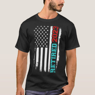 Camiseta Estadounidense jubilado 2023 por jubilación y pens