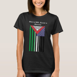 Camiseta Estadounidense Palestina: Keffiyeh Patrió