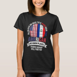 Camiseta Estadounidense paraguayo conocemos lugares donde P