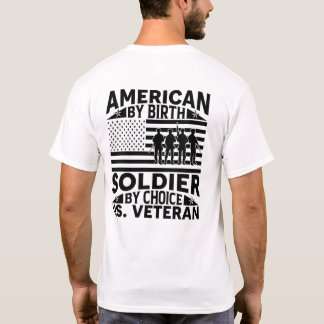 Camiseta Estadounidense por nacimiento, solidario por elecc