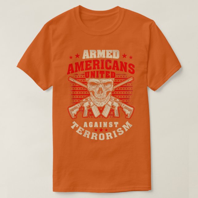Camiseta Estadounidenses Armados (Diseño del anverso)