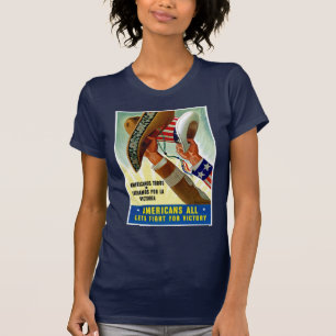 Camiseta Estadounidenses ~ Luchemos por la victoria