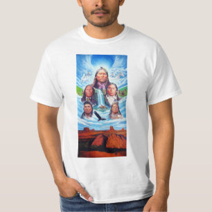 Camiseta Estadounidenses nativos planean la moda moderna