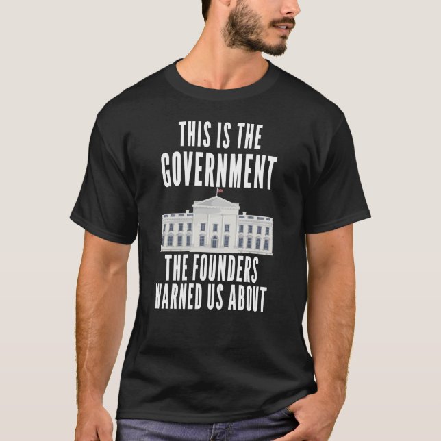 Camiseta Estadounidenses patrióticos contra el gobierno (Anverso)