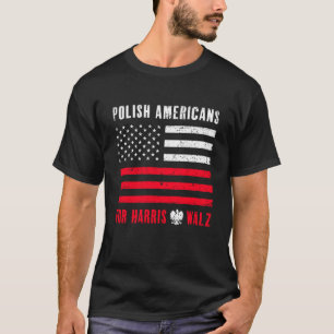 Camiseta Estadounidenses polacos Por El Vicepresidente Harr