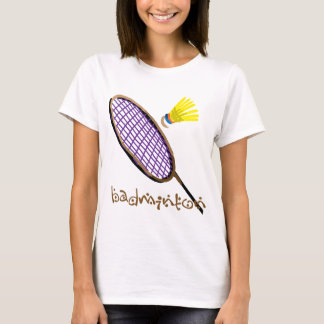 Camiseta Estafa de bádminton púrpura