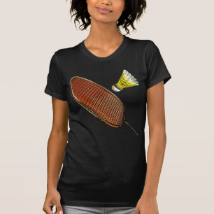 Camiseta Estafa de bádminton y shuttlecock