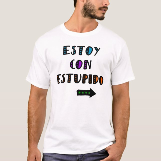 Camiseta Estafa Estupido de Estoy fijado (Anverso)
