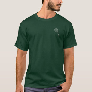Camiseta estafas y bola de tenis