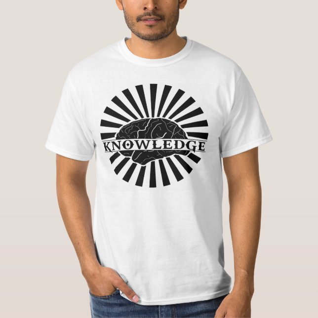 Camiseta "estallada" del conocimiento (Anverso)