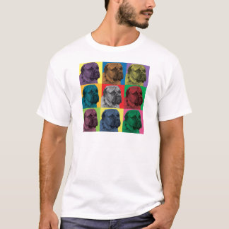 Camiseta Estallido-Arte de Bullmastiff