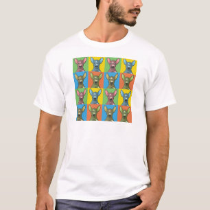 Camiseta Estallido-Arte del dibujo animado de
