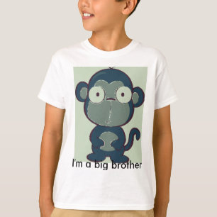 Camiseta Estallido-arte-mono-Overbite, soy un hermano mayor