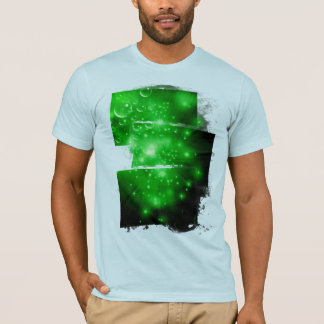 Camiseta Estallido de Galaxia Verde Lima