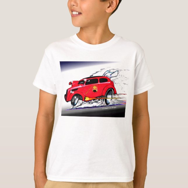 Camiseta Estallido de las Carreras del monstruo de Emma y (Anverso)