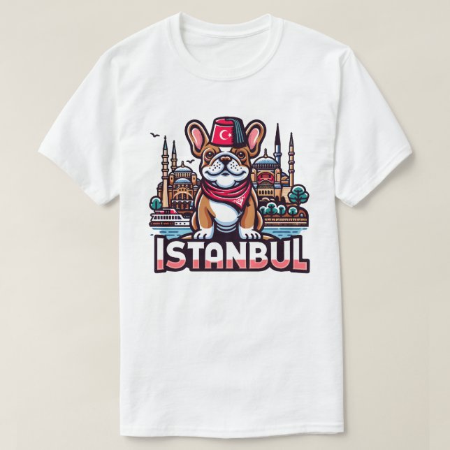 Camiseta Estambul Adventure Bulldog Tee (Diseño del anverso)