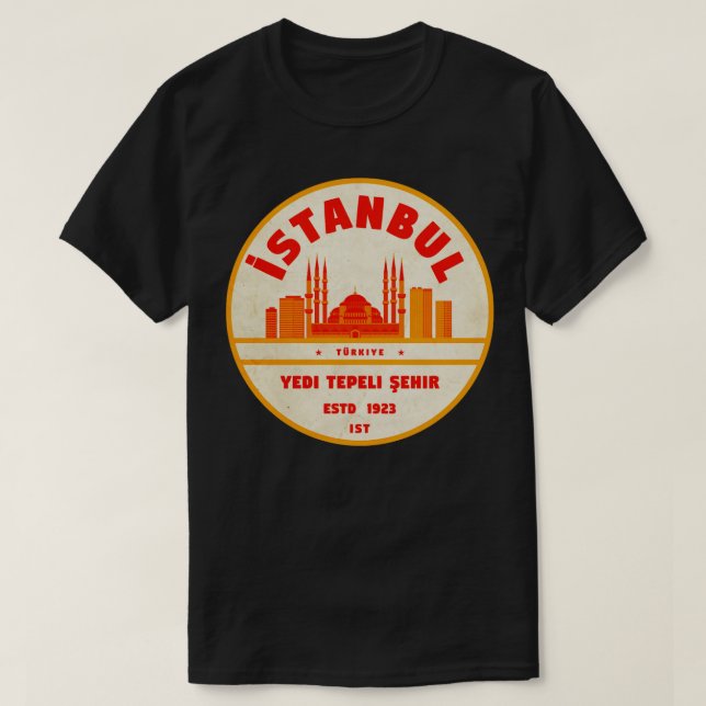 Camiseta Estambul Turquía 13 (Diseño del anverso)