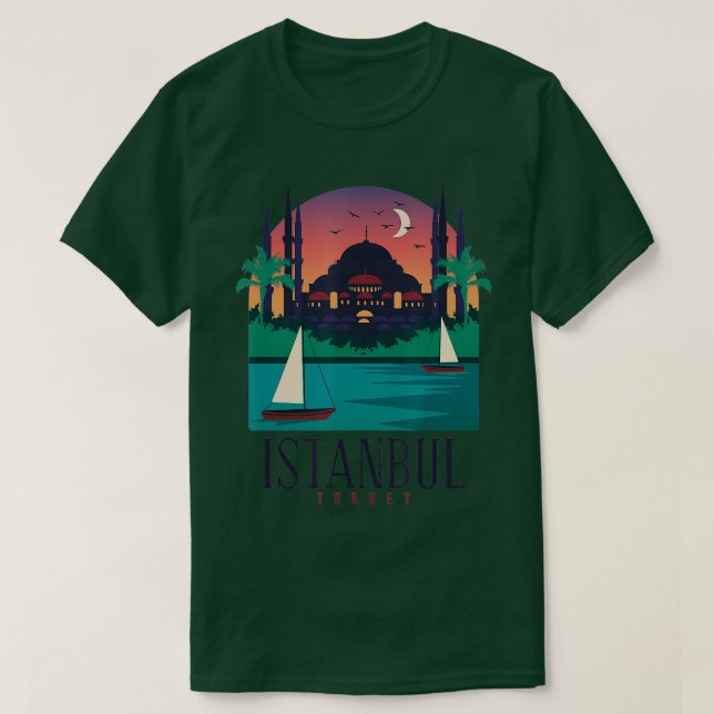 Camiseta Estambul Turquía viaje al Imperio Otomano (Diseño del anverso)