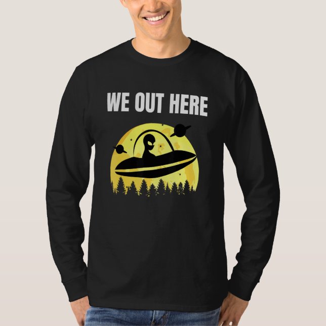 Camiseta Estamos Afuera - El Secuestro De Extranjeros Ufo - (Anverso)