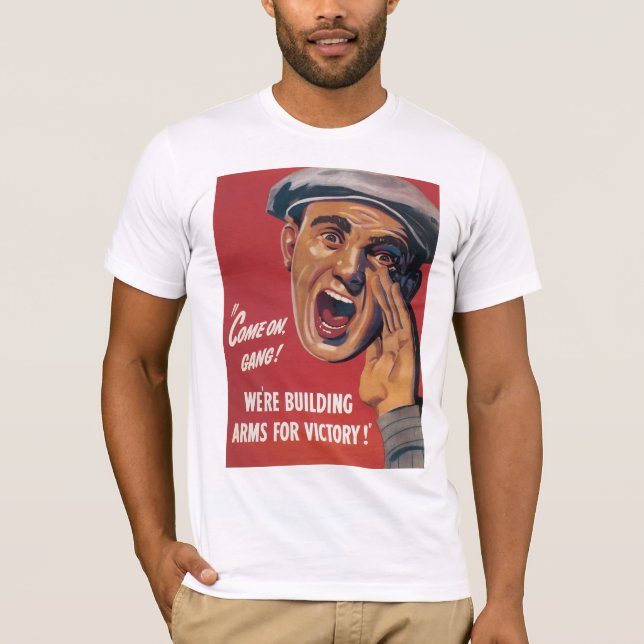 Camiseta Estamos construyendo armas para la victoria (Anverso)