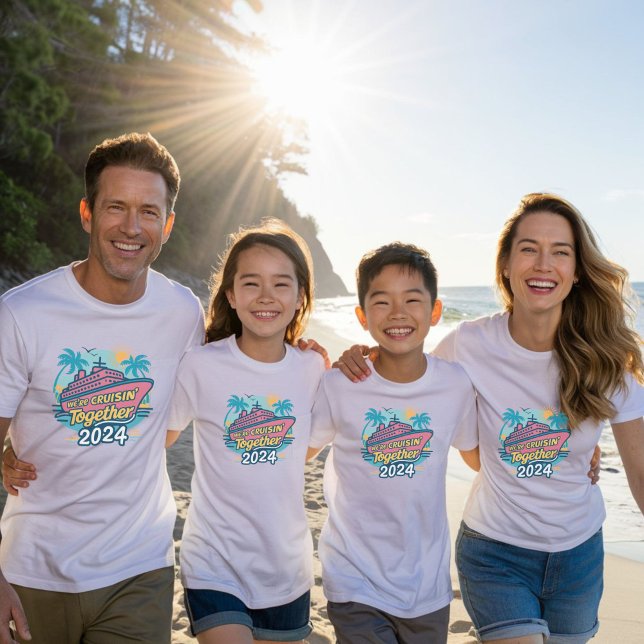 Camiseta Estamos cruisin' Juntos 2024 - Tema familiar (We Cruisin' 2024 Family Cruise Tshirt)