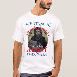 CAMISETA ESTAMOS EN ARMAGEDDON Y JIG POR HALIBUT