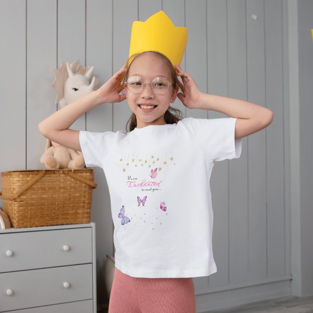 Camiseta Estamos Encantados De Conocerle A Mariposa Baby Sh (Subido por el creador)