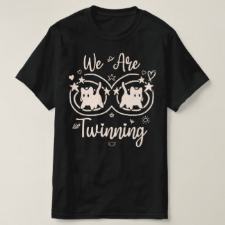 Camiseta Estamos gemelos con My Bestie Pulseras Día de los