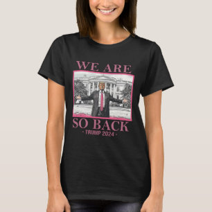 Camiseta Estamos Muy Aburridos De Trump 2024