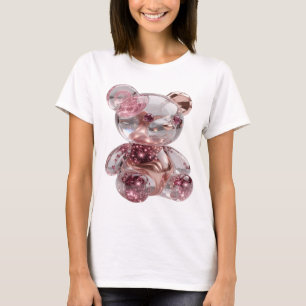 Camiseta Estampa artística de OSO DE PELUCHE ROSE GOLD en p