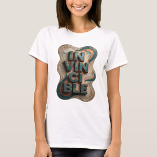 Camiseta Estampa Azul Juguetón INVENCIBLE