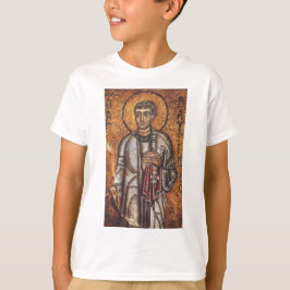 Camiseta Estampa de arte mosaico ortodoxo de San Lorenzo