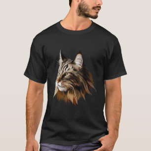 Camiseta Estampa de gato muy realista para animal realista