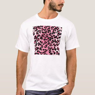 Camiseta Estampa de Guepardo Rosa RAB Rockabilly