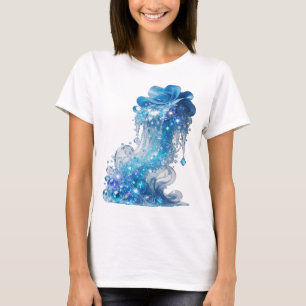 Camiseta Estampa Edgy Blue OLA DE HIELO AZUL