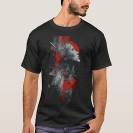 Camiseta Estampa Gráfica de Artista Desvanecida