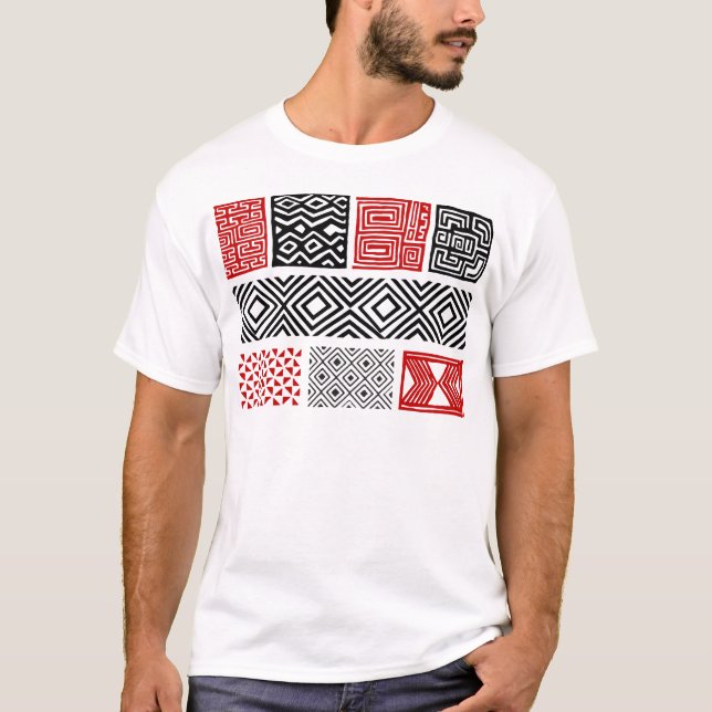 Camiseta Estampa indígena nº 02 (Anverso)