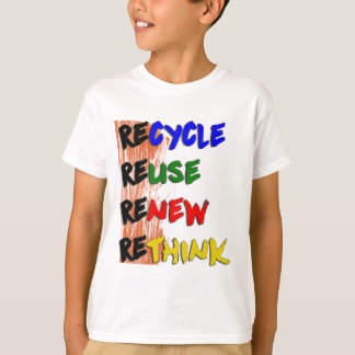 Camiseta Estampa Recicle reutilize renove repense