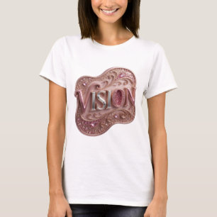 Camiseta Estampa VISION Plateada con Estilo