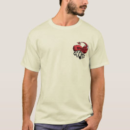 Camiseta Estampa vívida Perezoso Diablo Posee Tu Pecado