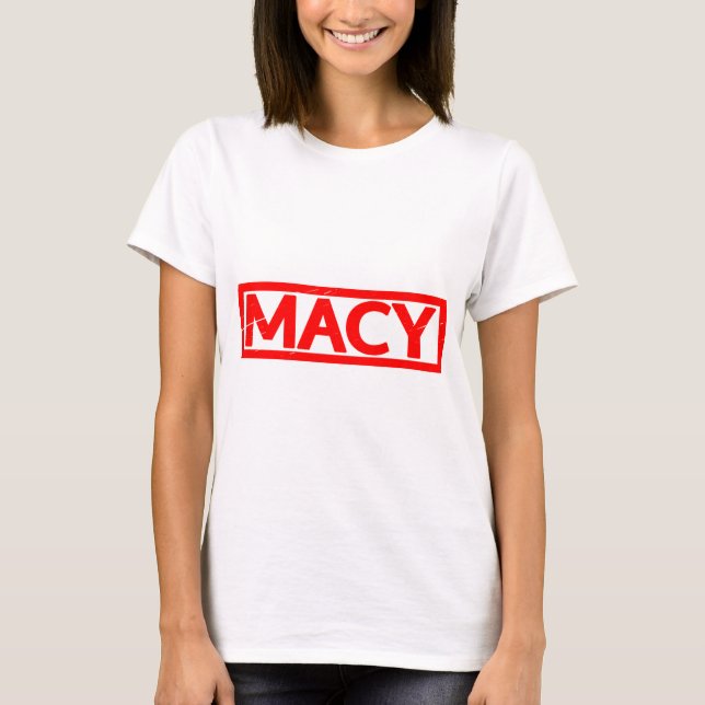 Camiseta Estampación de macy (Anverso)