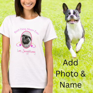 Camiseta Estampada Mejor Mamá Perro de Todos los T
