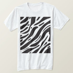 Camiseta Estampado de cebra