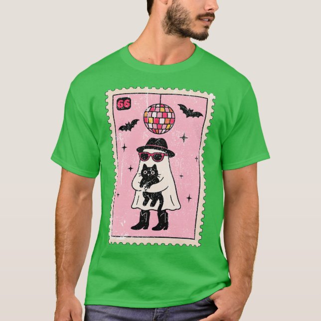Camiseta Estampado de disco fantasma (Anverso)
