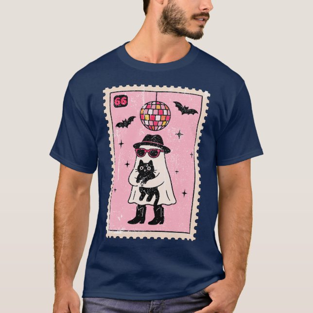 Camiseta Estampado de disco fantasma (Anverso)