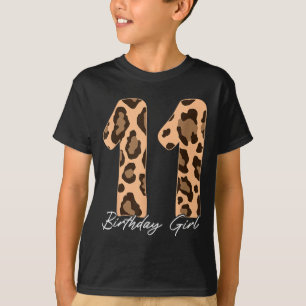 Camiseta Estampado de Guepardo Niños de 11 Años Guepardo 11