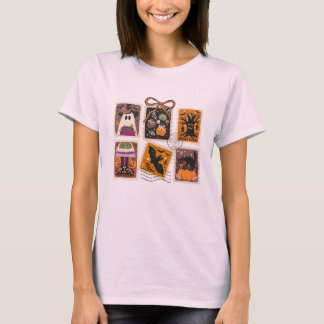 Camiseta Estampado de Halloween vintage