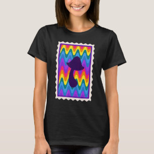 Camiseta Estampado de hongos Groovy Rave Hippie Retro de lo