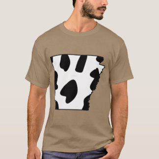 Camiseta Estampado de Vaca Arkansas Oversized