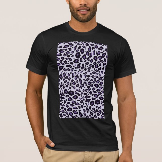 Camiseta Estampado leopardo púrpura (Anverso)